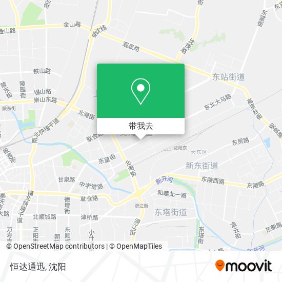 恒达通迅地图