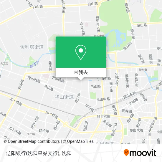 辽阳银行(沈阳皇姑支行)地图