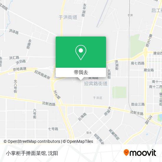 小掌柜手擀面菜馆地图
