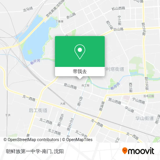 朝鲜族第一中学-南门地图