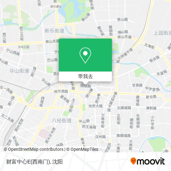 财富中心E(西南门)地图