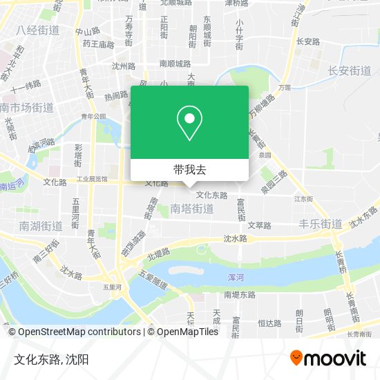 文化东路地图