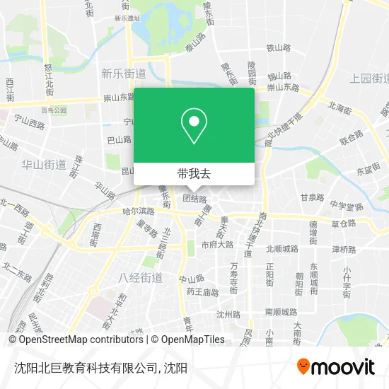沈阳北巨教育科技有限公司地图