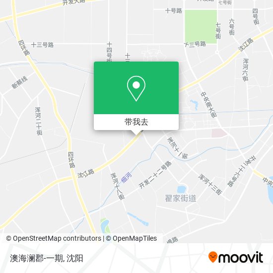 澳海澜郡-一期地图