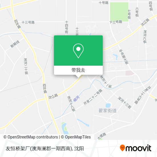 友恒桥架厂(澳海澜郡一期西南)地图