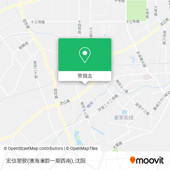 宏信塑胶(澳海澜郡一期西南)地图