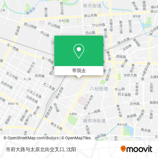 市府大路与太原北街交叉口地图