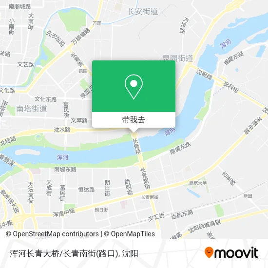 浑河长青大桥/长青南街(路口)地图