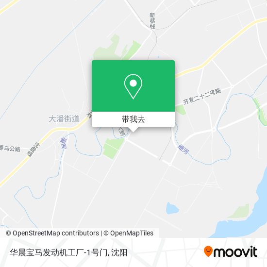 华晨宝马发动机工厂-1号门地图