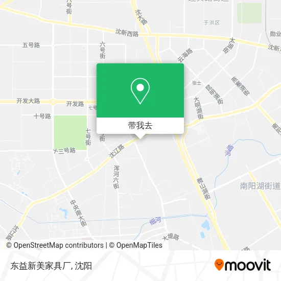 东益新美家具厂地图