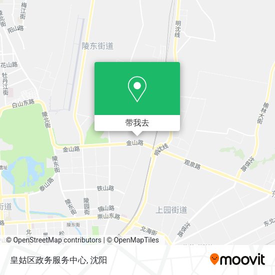 皇姑区政务服务中心地图