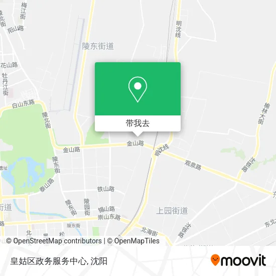 皇姑区政务服务中心地图