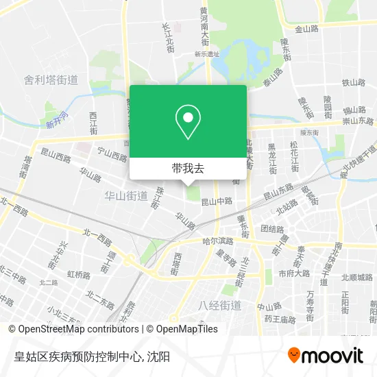 皇姑区疾病预防控制中心地图