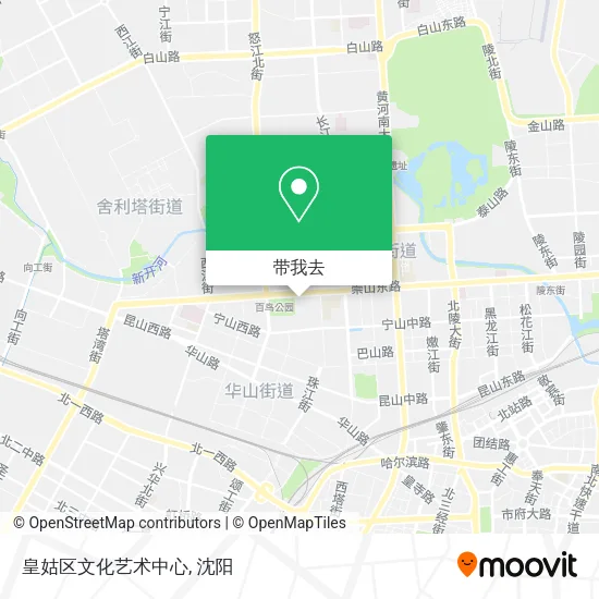 皇姑区文化艺术中心地图