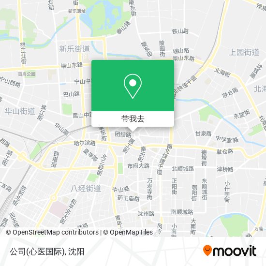 公司(心医国际)地图