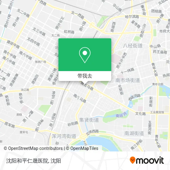 沈阳和平仁晟医院地图