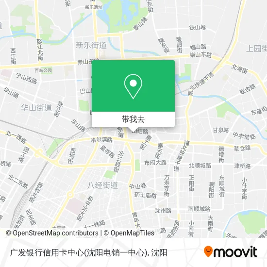 广发银行信用卡中心(沈阳电销一中心)地图