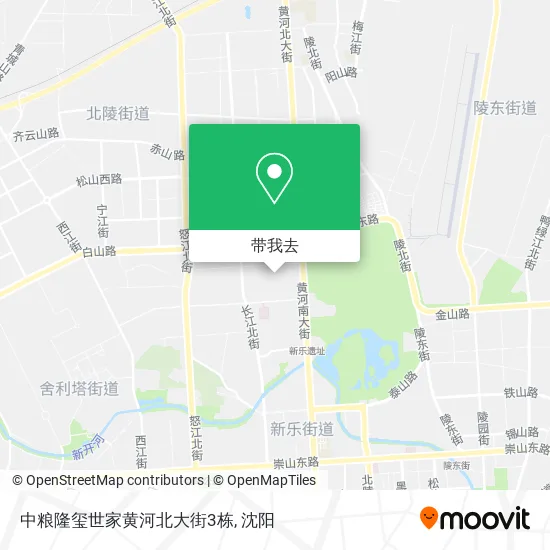 中粮隆玺世家黄河北大街3栋地图