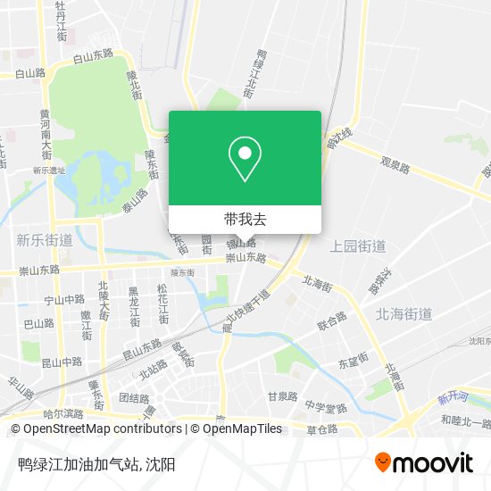 鸭绿江加油加气站地图
