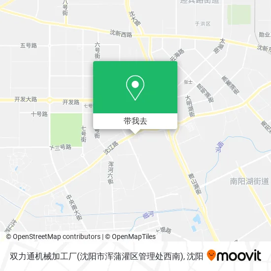 双力通机械加工厂(沈阳市浑蒲灌区管理处西南)地图