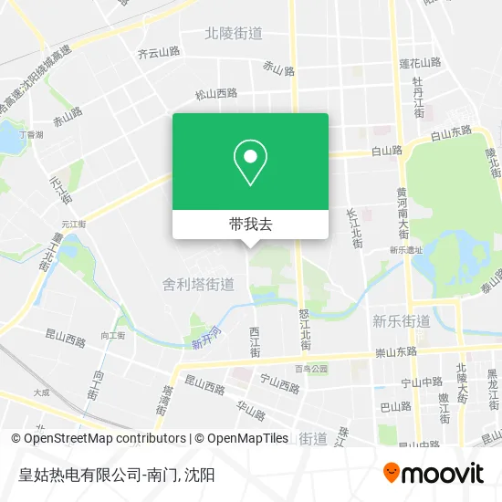 皇姑热电有限公司-南门地图