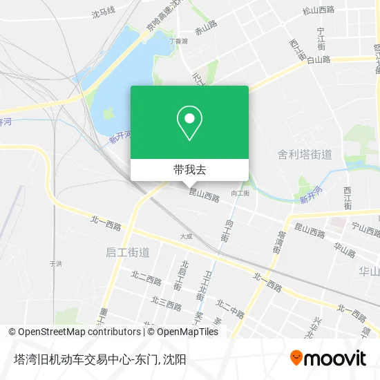 塔湾旧机动车交易中心-东门地图