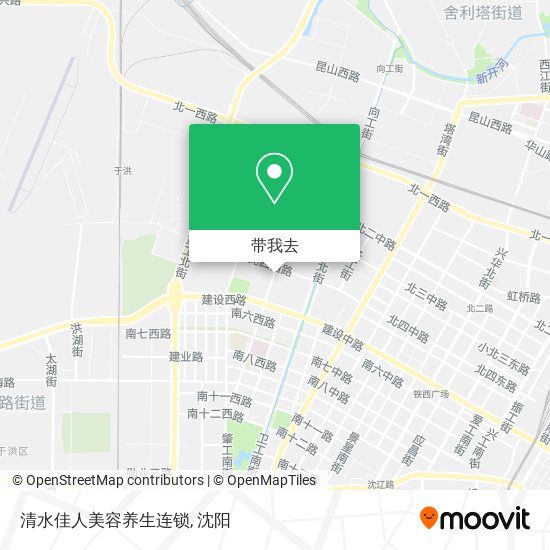 清水佳人美容养生连锁地图