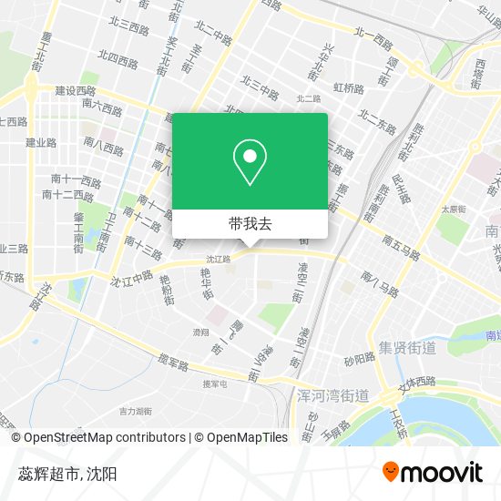 蕊辉超市地图