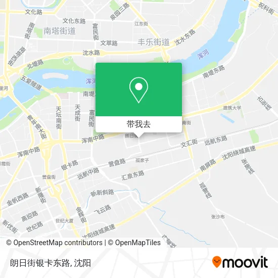 朗日街银卡东路地图