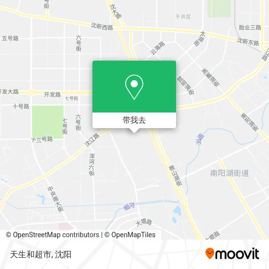 天生和超市地图