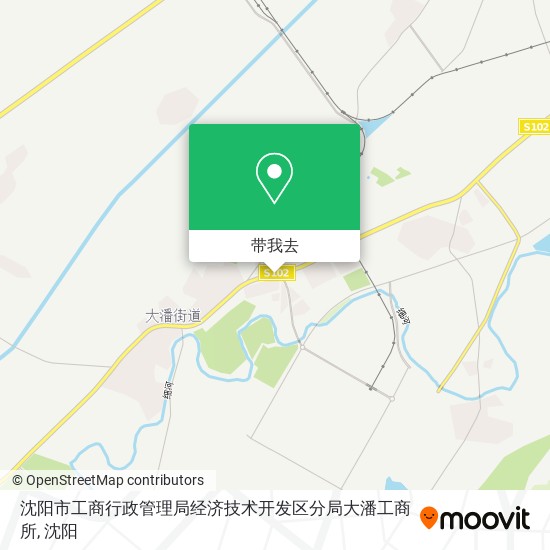 沈阳市工商行政管理局经济技术开发区分局大潘工商所地图