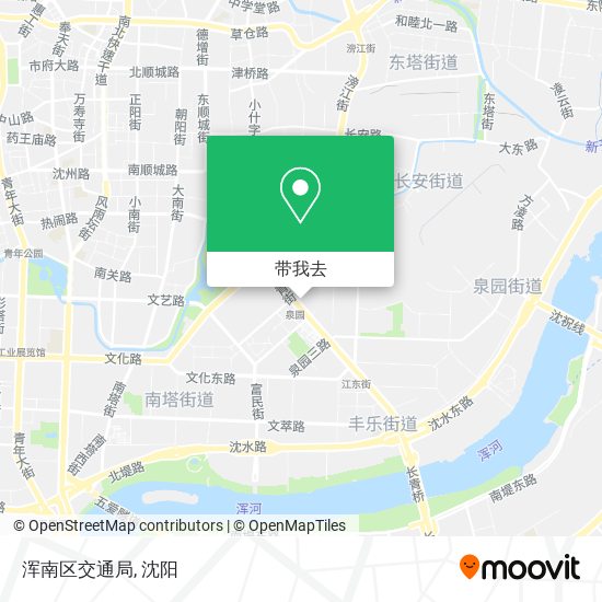 浑南区交通局地图