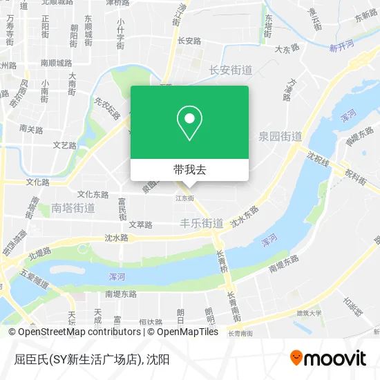 屈臣氏(SY新生活广场店)地图
