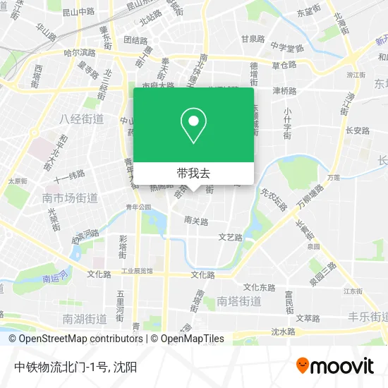 中铁物流北门-1号地图