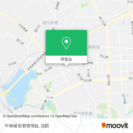 中海城·虹郡管理处地图