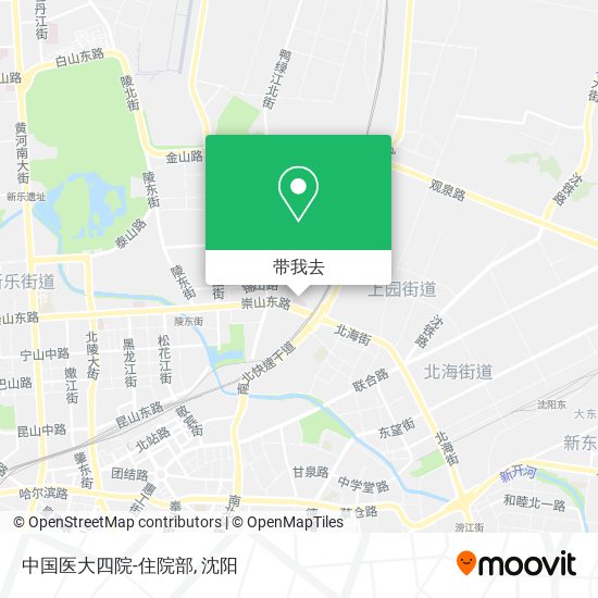 中国医大四院-住院部地图