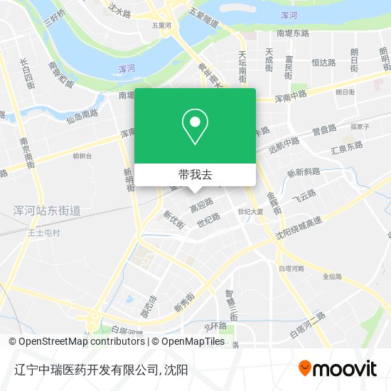 辽宁中瑞医药开发有限公司地图