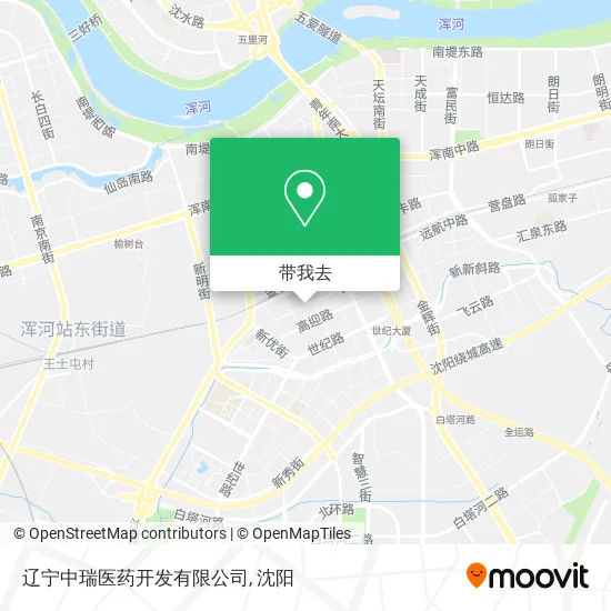 辽宁中瑞医药开发有限公司地图