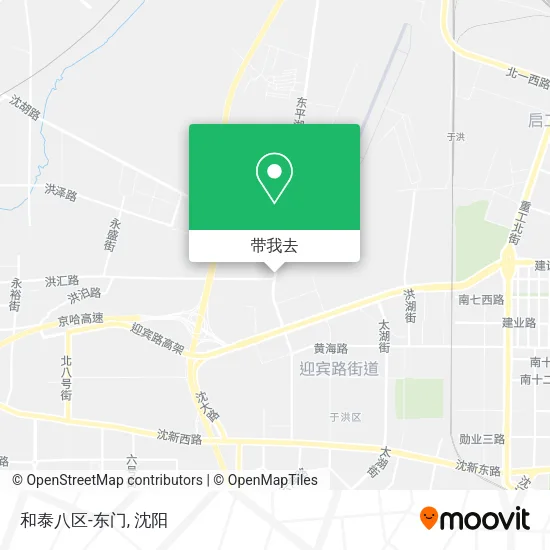 和泰八区-东门地图