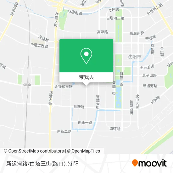 新运河路/白塔三街(路口)地图