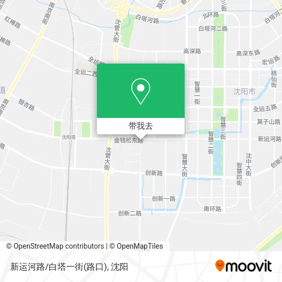 新运河路/白塔一街(路口)地图