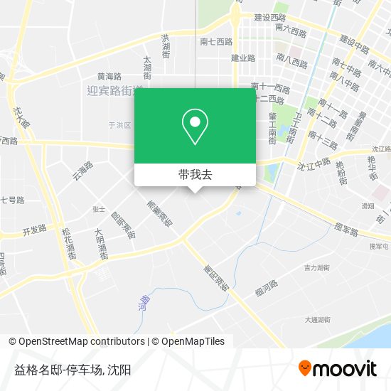 益格名邸-停车场地图