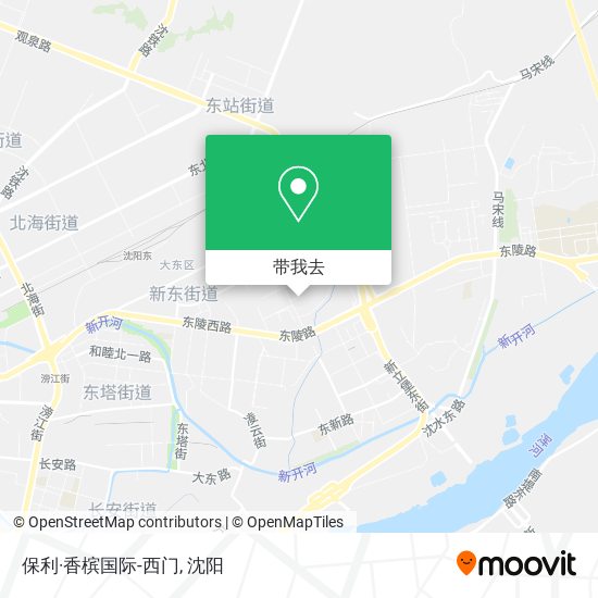 保利·香槟国际-西门地图