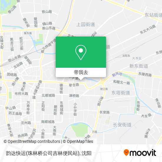 韵达快运(珠林桥公司吉林便民站)地图