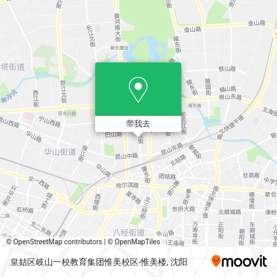 皇姑区岐山一校教育集团惟美校区-惟美楼地图