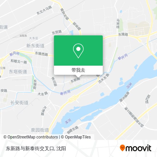 东新路与新泰街交叉口地图
