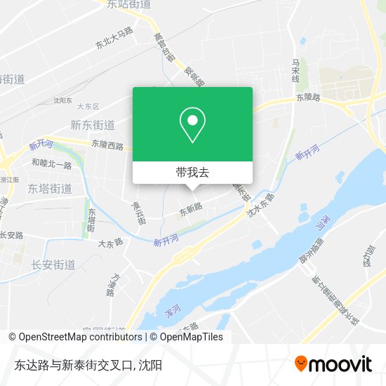 东达路与新泰街交叉口地图