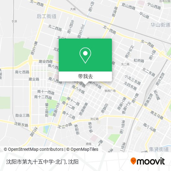 沈阳市第九十五中学-北门地图