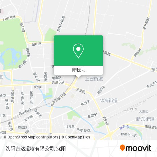 沈阳吉达运输有限公司地图