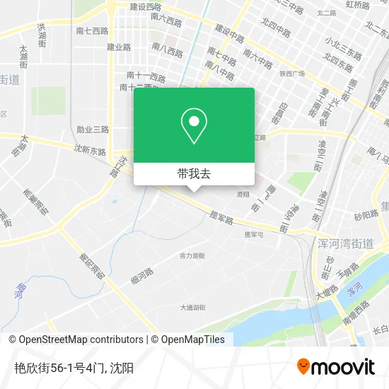 艳欣街56-1号4门地图